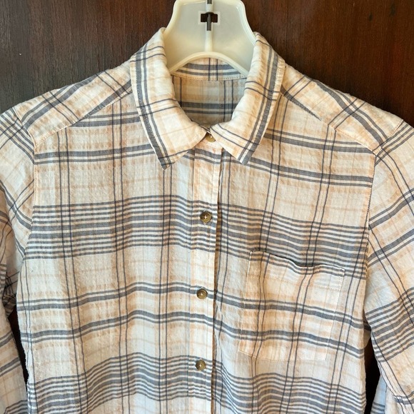 Abercrombie & Fitch Plaid Flannel Button Down Shirt Size XS - Picture 2 of 11
